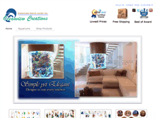 Tablet Screenshot of oceanviewcreations.com